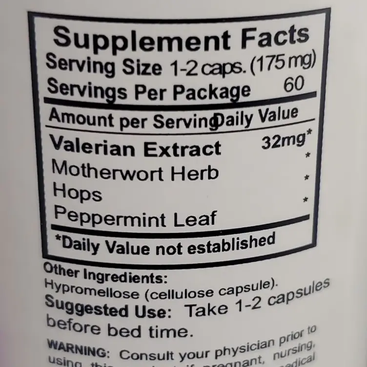 Evening Valerian Capsules - Image 2